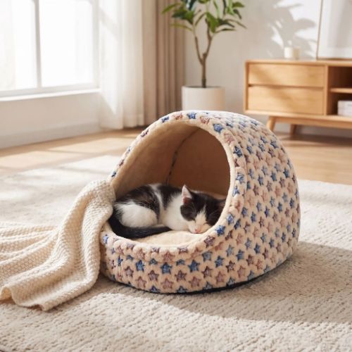 Niche pour chaton sommeil profond PetMiniee