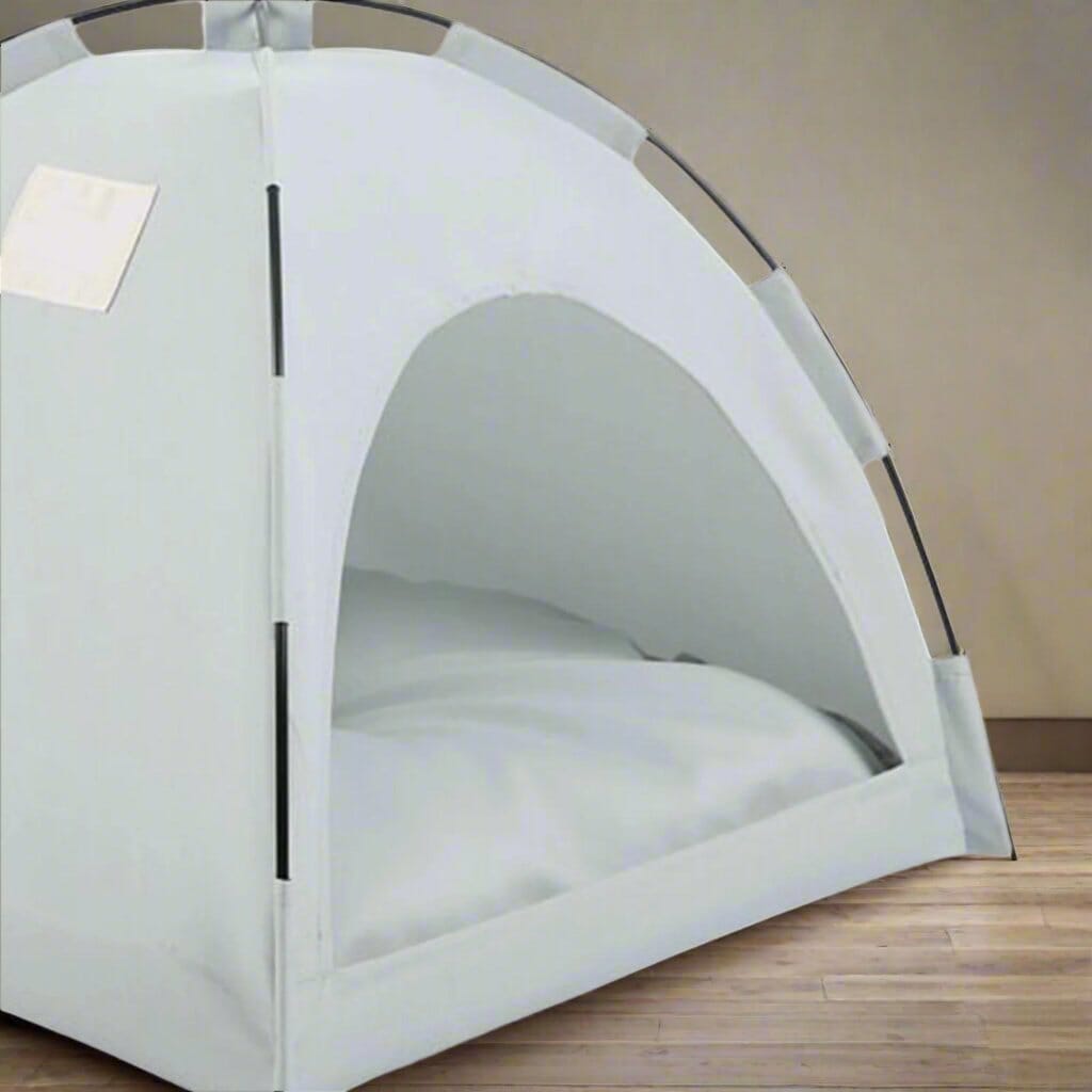 Tente Chat - CatTentBed™ - Gris Cyan