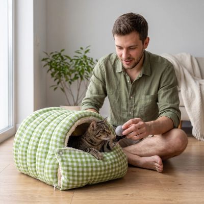 Chaton panier Cachette PetSacCouchage