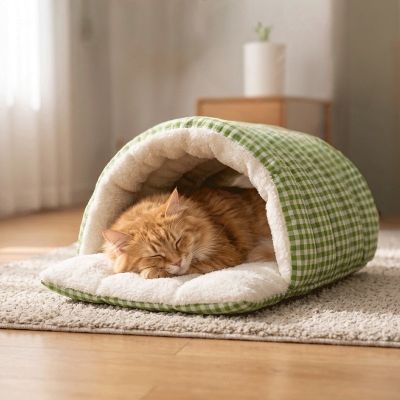 Chaton panier Peluche PetSacCouchage