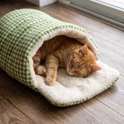 Chaton panier chaleur PetSacCouchage