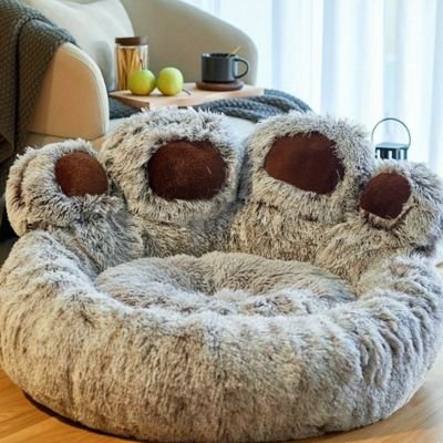 Coussin à chat Peluche PetPatteD_Ours  