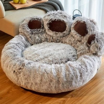 Coussin à chat ultra moelleux PetPatteD_Ours