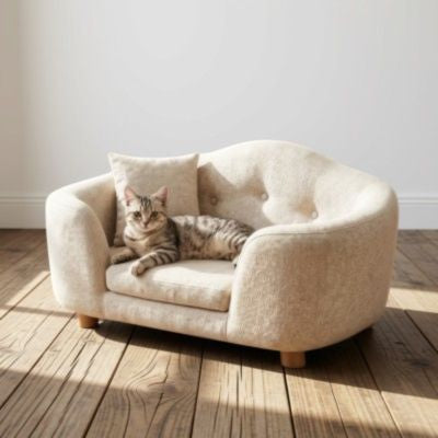 Fauteuil pour chat - PetDesignRoyal™ - Beige