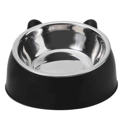 Gamelle pour chat design incline noir