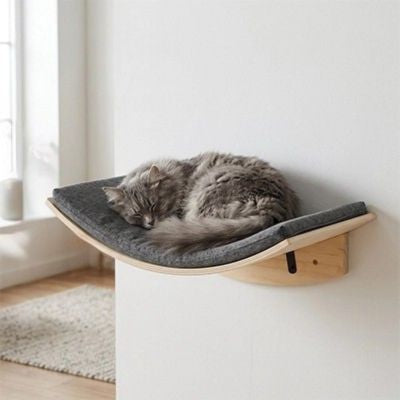 Hamac chat au mur bois Shandong