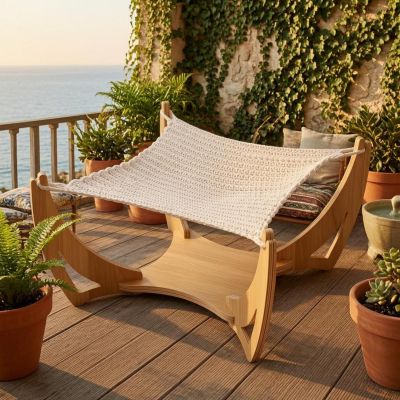Hamac pour chat Intérieur Extérieur PetAutoportant