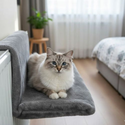 Hamac radiateur chat dans chambre Hammock