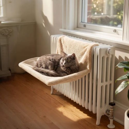 Hamac radiateur pour chat lavable PetSurélevé Plush
