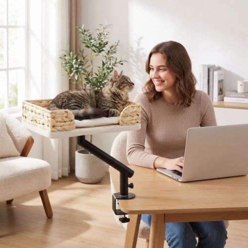 Lit pour chat surélevé télétravail PAWZRoad
