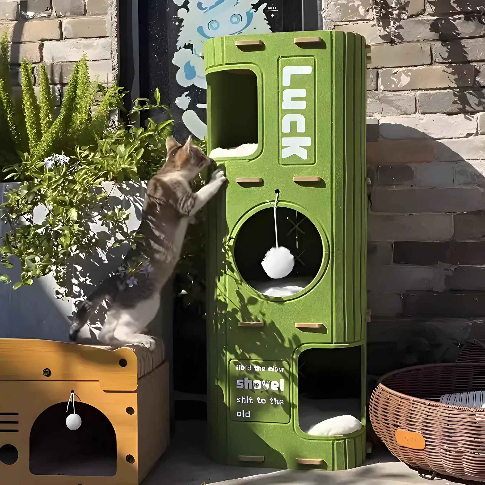Maison à chat interieur et exterieur Zhejiang