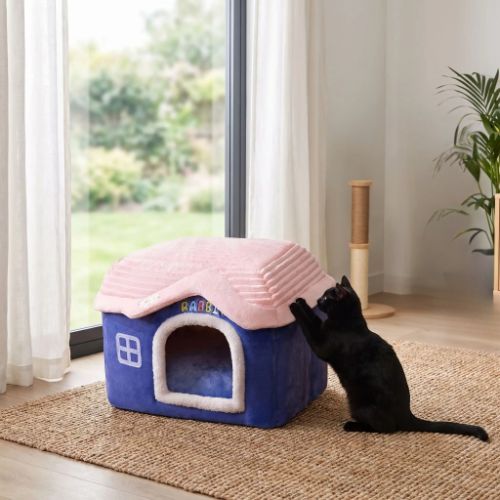Maison à chat matériaux doux PetRabbit