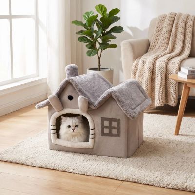 Maison chat Peluche PetCosy
