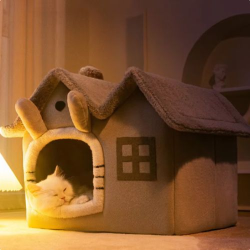 Maison chat blottiP etCosy Gris