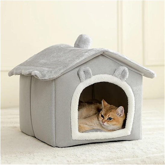 Maison pour chat Grise et chat confortable Zhejiang