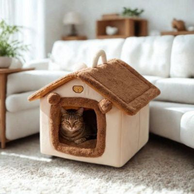 Maison pour chat intérieur au salon Pet4Saisons