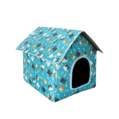 Maison pour les chats bleu à motifs-Guangdong