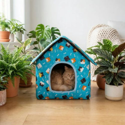 Maison pour les chats sur plancher bois Guangdong
