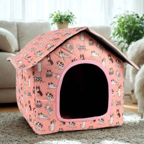 Maisonnette Chats rose dans salon Zhejiang