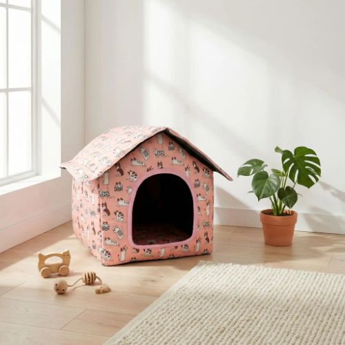 Maisonnette Chats rose pres fenêtre  Zhejiang