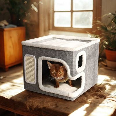 Maisonnette chat cachette PetPenteDouce