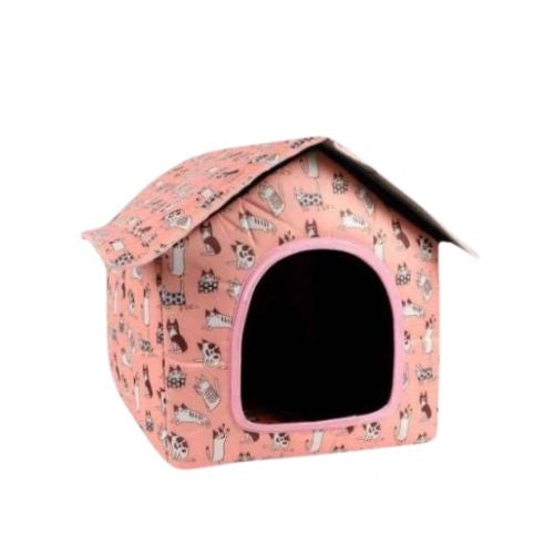 Maisonnette chats rose motifs Zhejiang