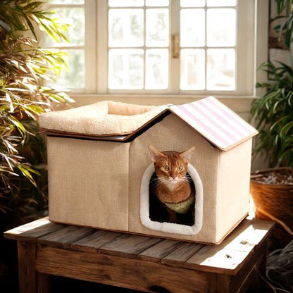 Maisonnette pour chat Douillet PetVillaDeLuxe