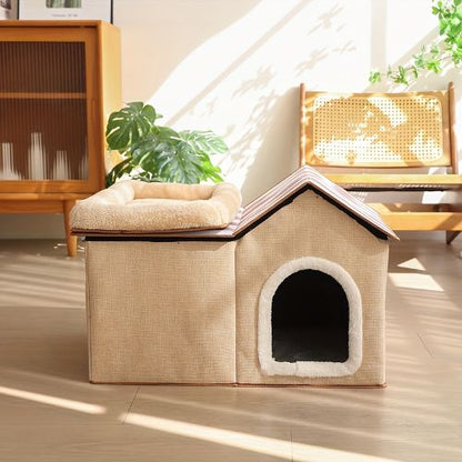 Maisonnette pour chat deux en un PetVillaDeLuxe
