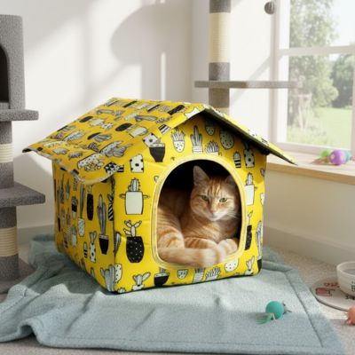 Maisonnettes pour chats ecairees par soleil Guangdong