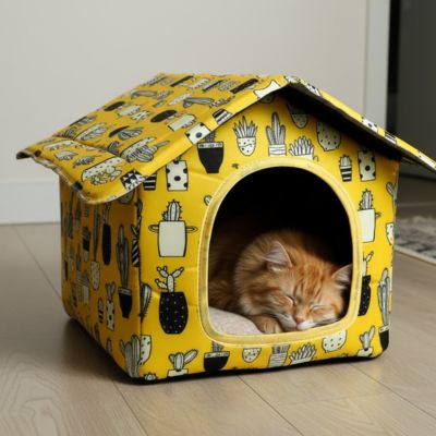 Maisonnettes pour chats et chat qui dort Guangdong
