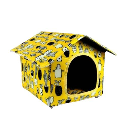 Maisonnettes pour chats jaune à motifs Guangdong