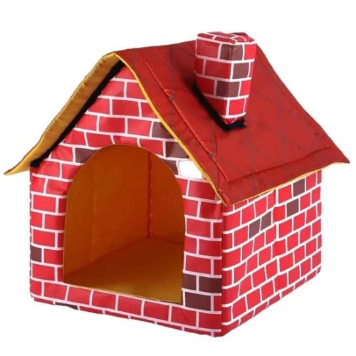 Maisonnettes pour chats rouges vues de devant Zhejiang