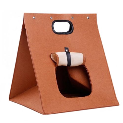 Maisons pour chat tente marron PetTriangle