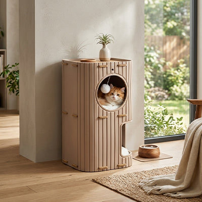 Maisons pour chats Beige dans salon Zhejiang