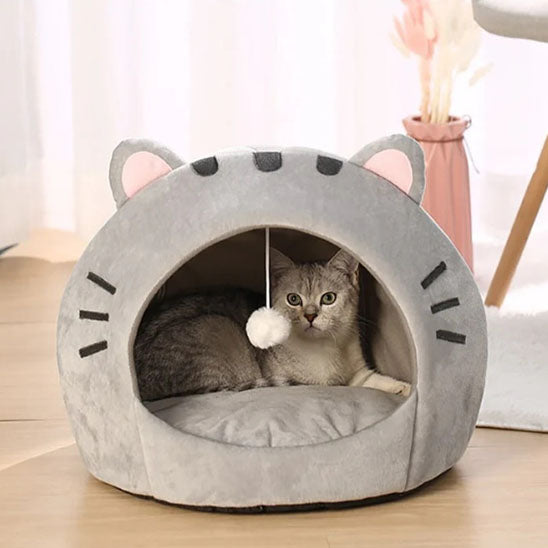 Niche a Chat avec balle warmth