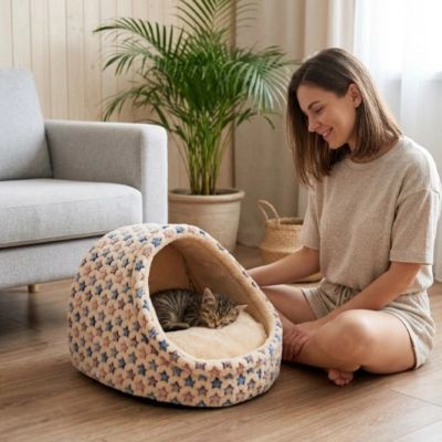 Niche pour chaton design compact PetMiniee