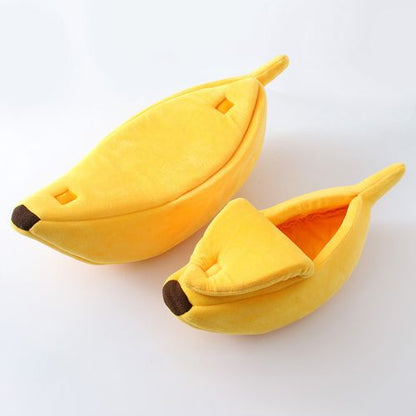 Panier chaton jaune Bananas