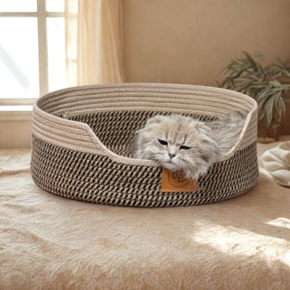 Panier osier chat briun Zhejiang