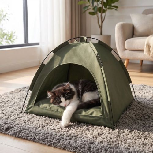 Tente pour chaton - PetMilitaire™ - Vert