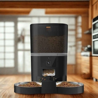 DISTRIBUTEUR DE CROQUETTES CHAT | Complet