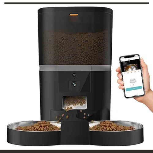 DISTRIBUTEUR DE CROQUETTES CHAT | Complet