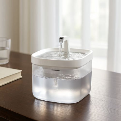 distributeur d'eau pour chat rojecoBlanc