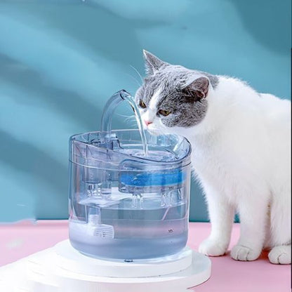 distributeur eau pour chat qui boit autofede