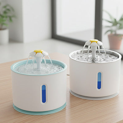 fontaine chat duo desing luxurious