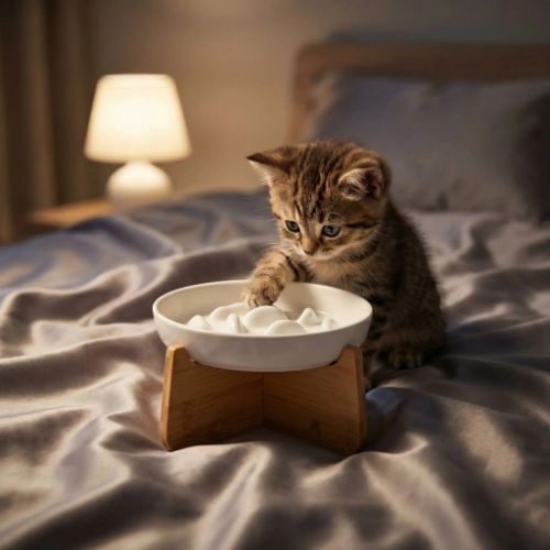 gamellea nti glouton chat et chaton Distributeur Lent