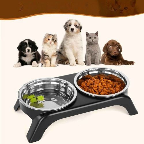gamelle chat pour petits animaux quadratique