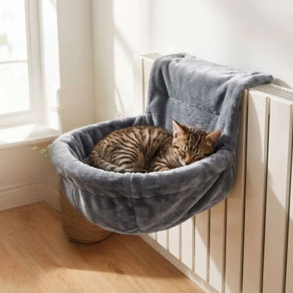 hamac chat pour radiateur Peluche déco PetPochette