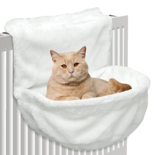 hamac chat pour radiateur blanc PetPochette