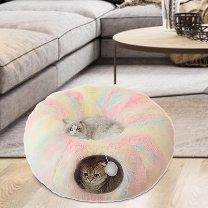 Lit pour Chat - CatLitTunnel™- Multicolore