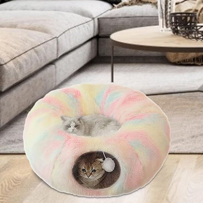 Lit pour Chat - CatLitTunnel™- Multicolore